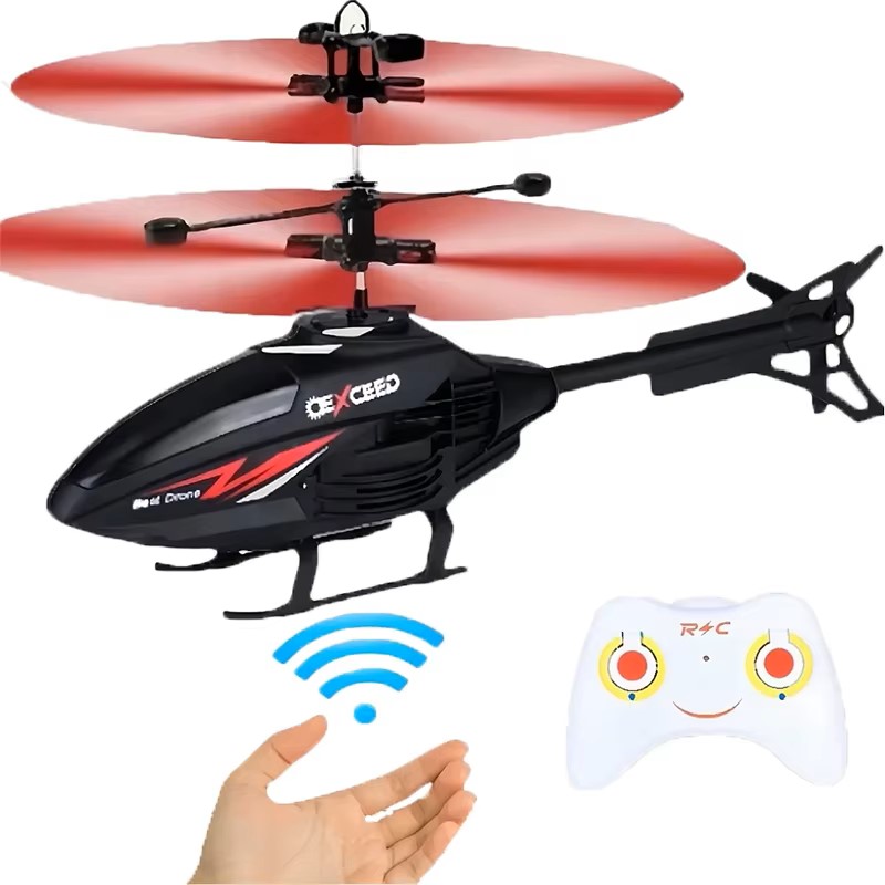 Kids Toys Channel - Helicóptero de suspensão com controle de