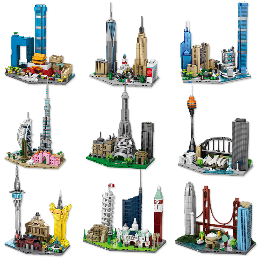 Kids Toys Dubai - Famosa cidade skyline blocos de construção