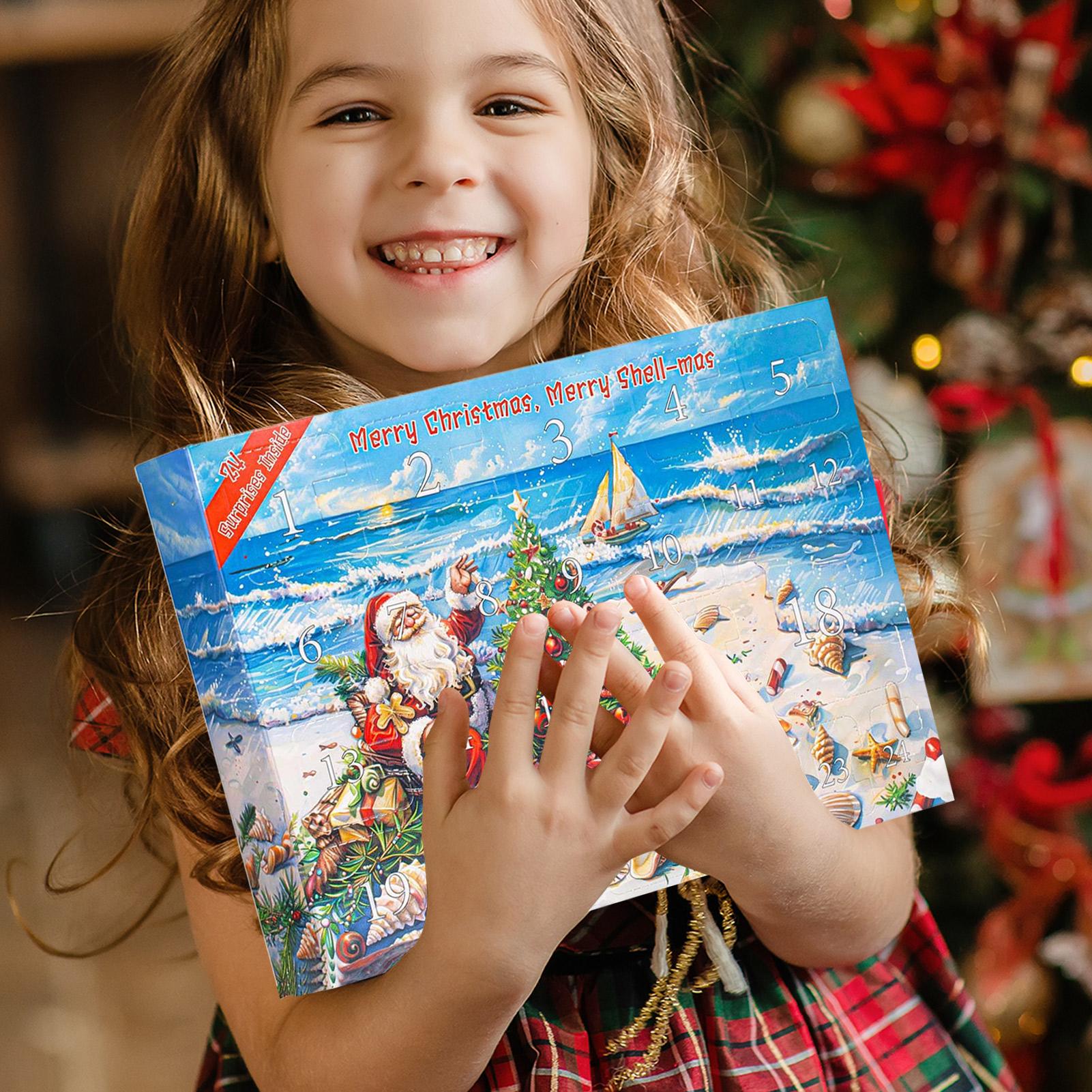 Kids Toys Christmas 2025 - 2025 conchas calendário do advento 24