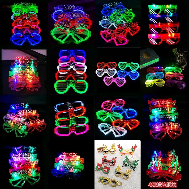 Kids Toys Christmas 2025 - Óculos de Luz LED para Crianças