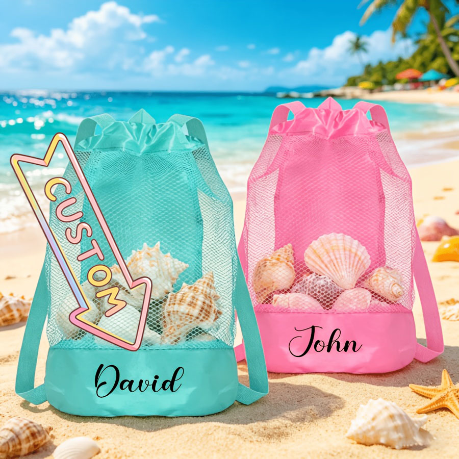 Kids Toys Names - Bolsa de Praia Personalizada com Nome