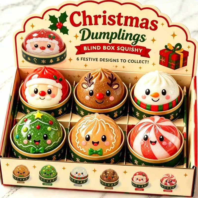 Kids Toys Box - Brinquedo Antiestresse de Natal em Forma