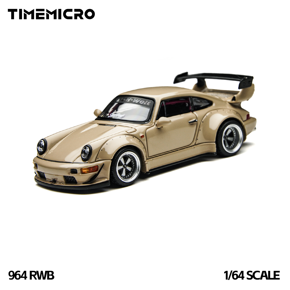 Kids Toys Box - TimeMicro1:64 RWB 964 Bege - Conjunto