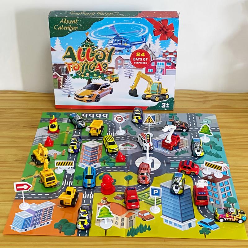 Kids Toys Christmas 2025 - 24 pçs conjunto de brinquedos carro