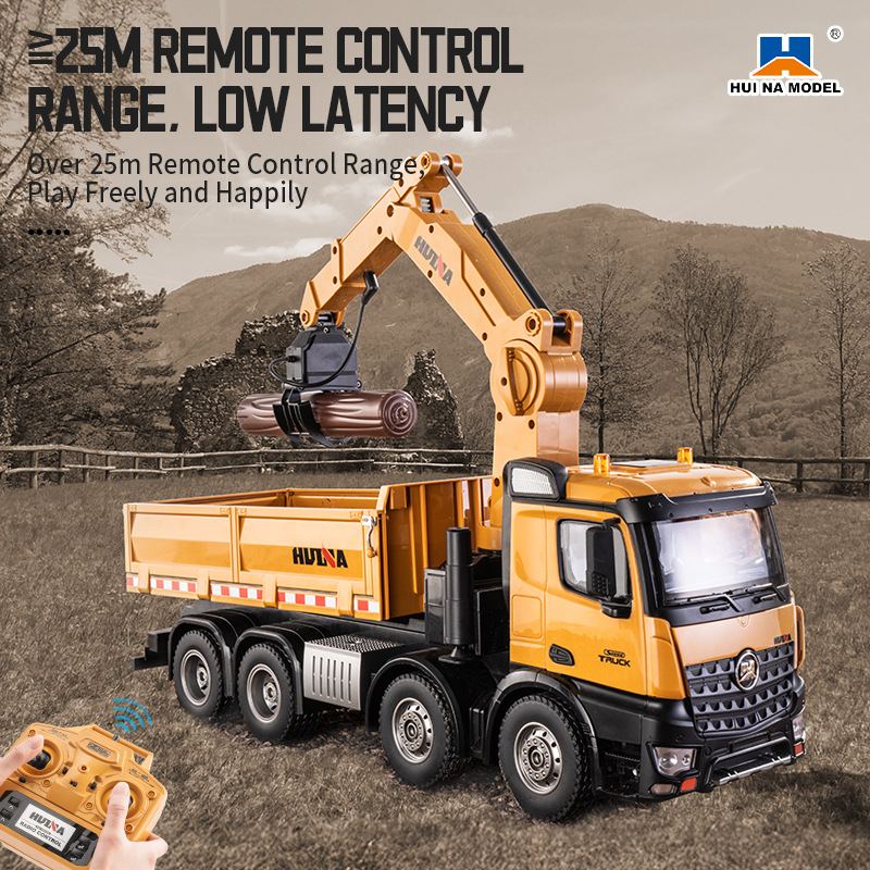 Kids Toys Channel - Huina 1538 rc caminhão basculante 1:14