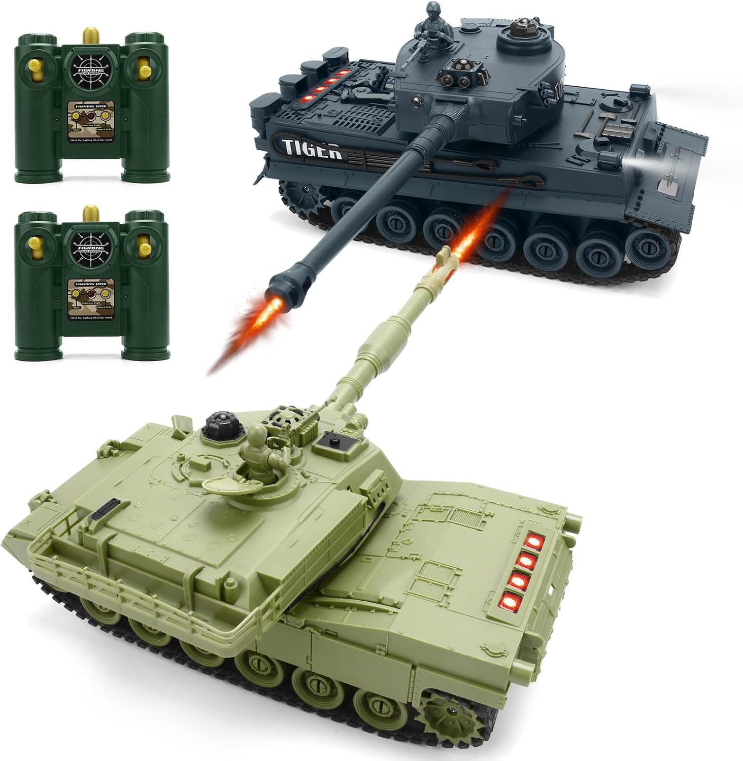 Kids Toys Channel - Conjunto de Tanque de Batalha com