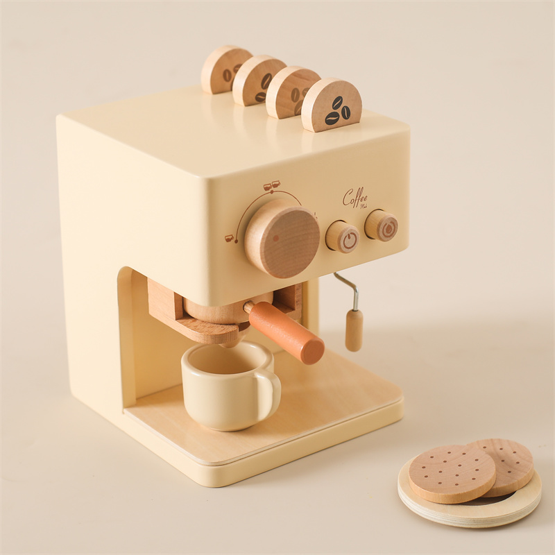 Kids Toys Kitchen - Crianças de madeira montessori brinquedo conjunto