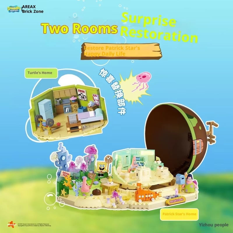 Bob Esponja Patrick Star Rock  - Kids Toys Box avaliação e preço