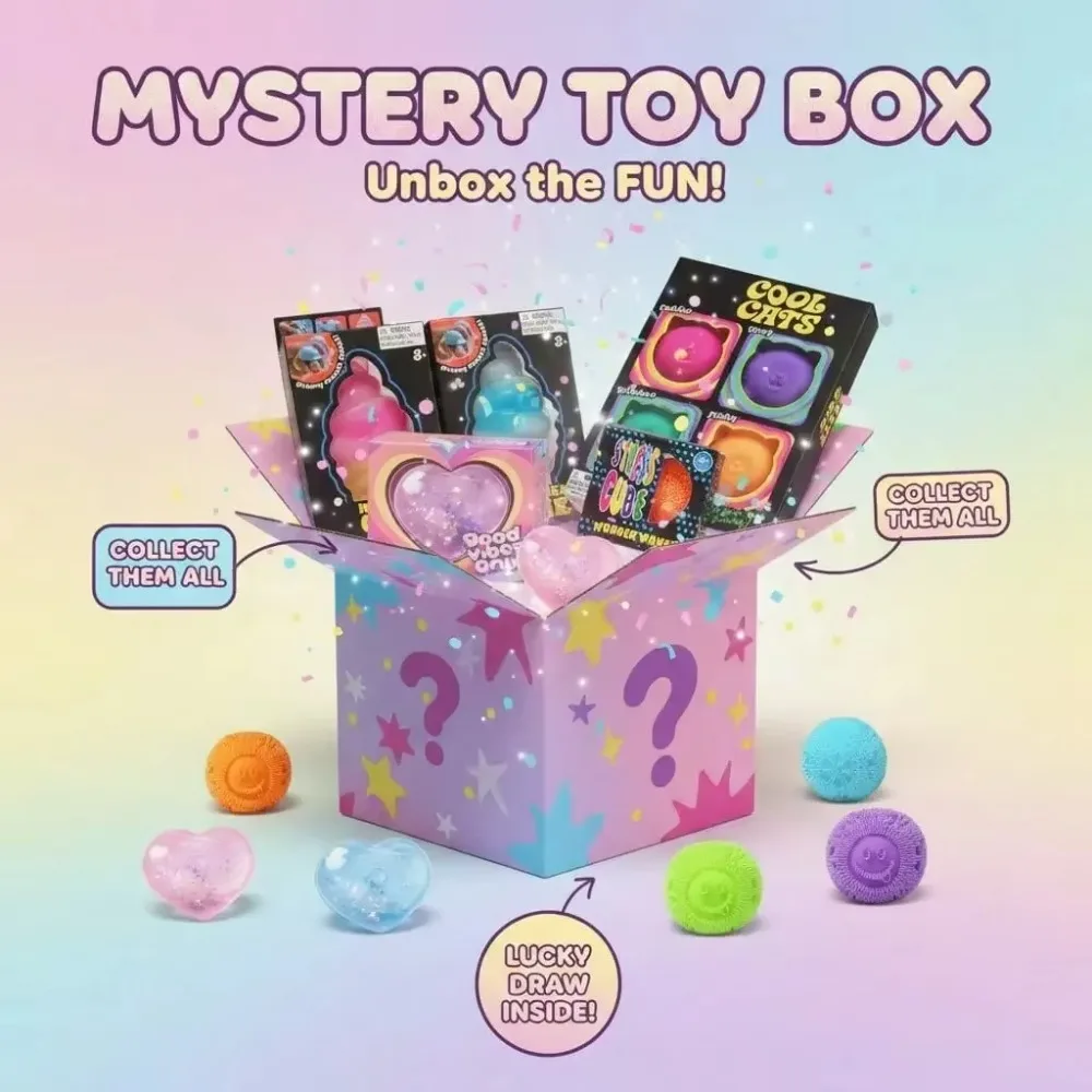 Caixa Misteriosa Squishy, Conj - Kids & Toys Expo Saudi Arabia avaliação e preço