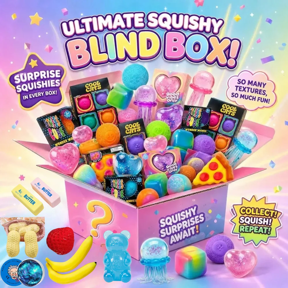 Caixa Misteriosa Squishy, Conj - Kids & Toys Expo Saudi Arabia avaliação e preço