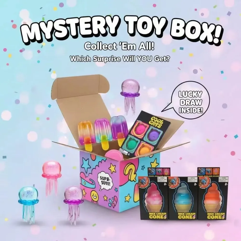Caixa Misteriosa Squishy, Conj - Kids & Toys Expo Saudi Arabia avaliação e preço