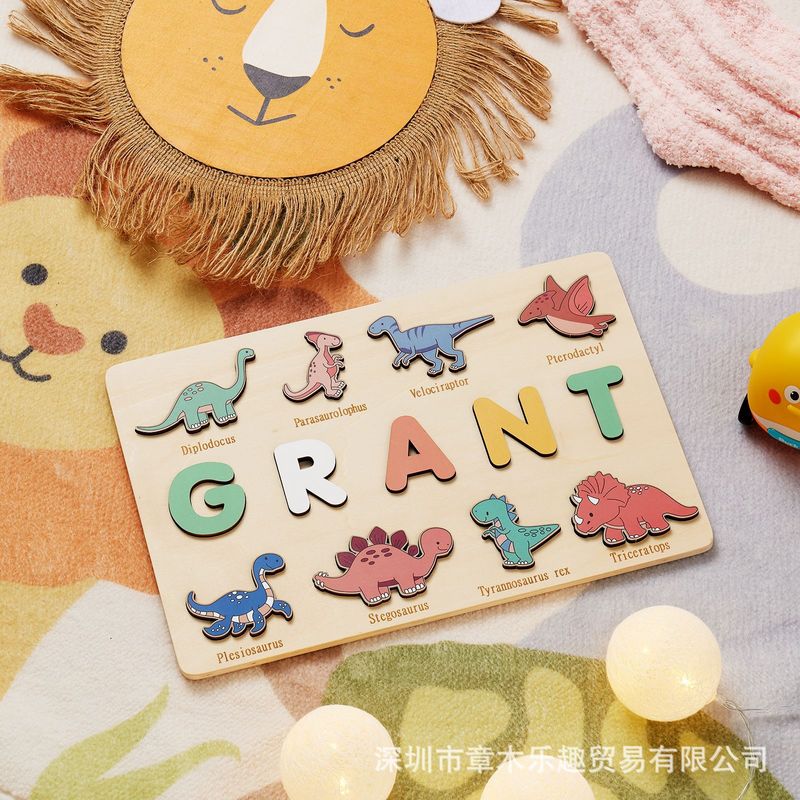 Quebra-Cabeça de Madeira Dinos - Kids Toys Names avaliação e preço
