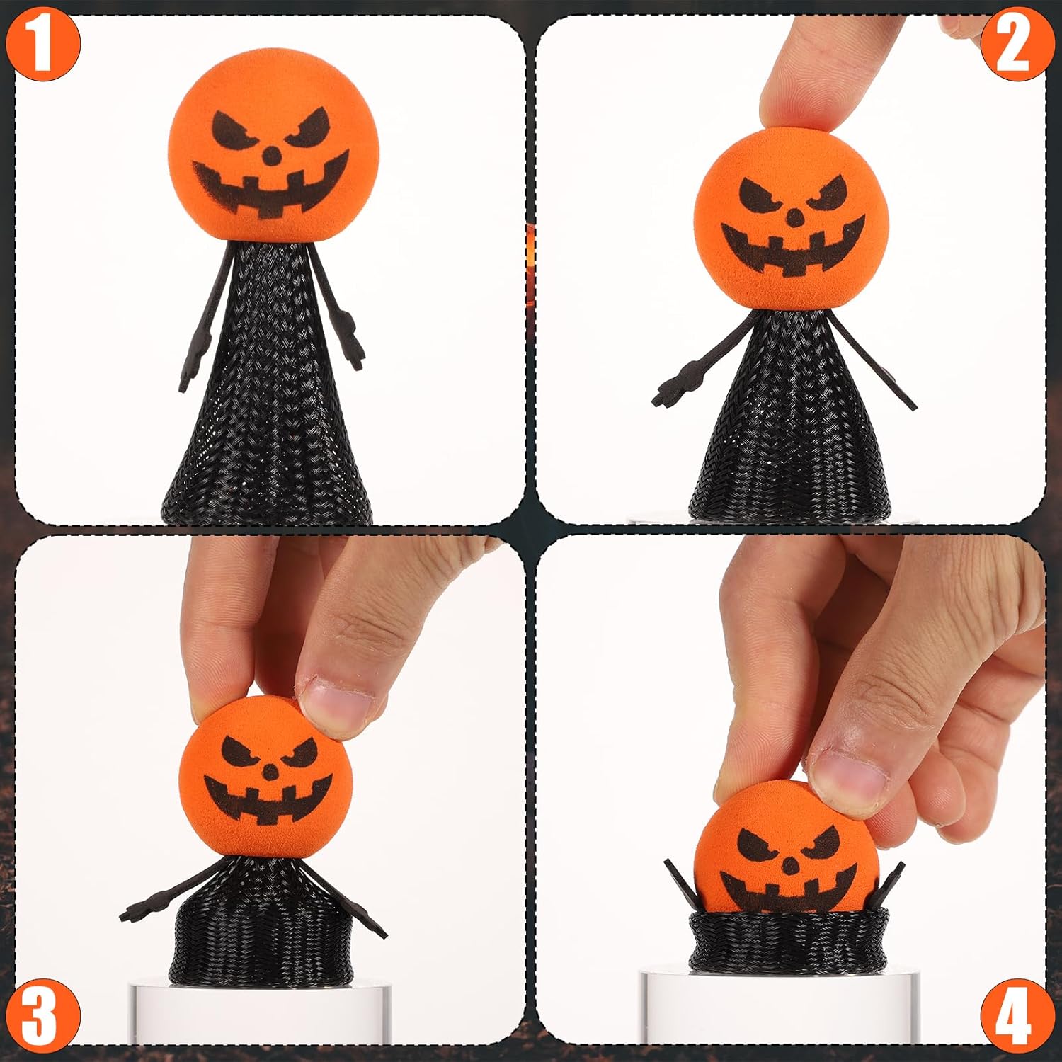 5 Peças de Enfeites de Mesa de - Kids Toys Jumping Poppers avaliação e preço