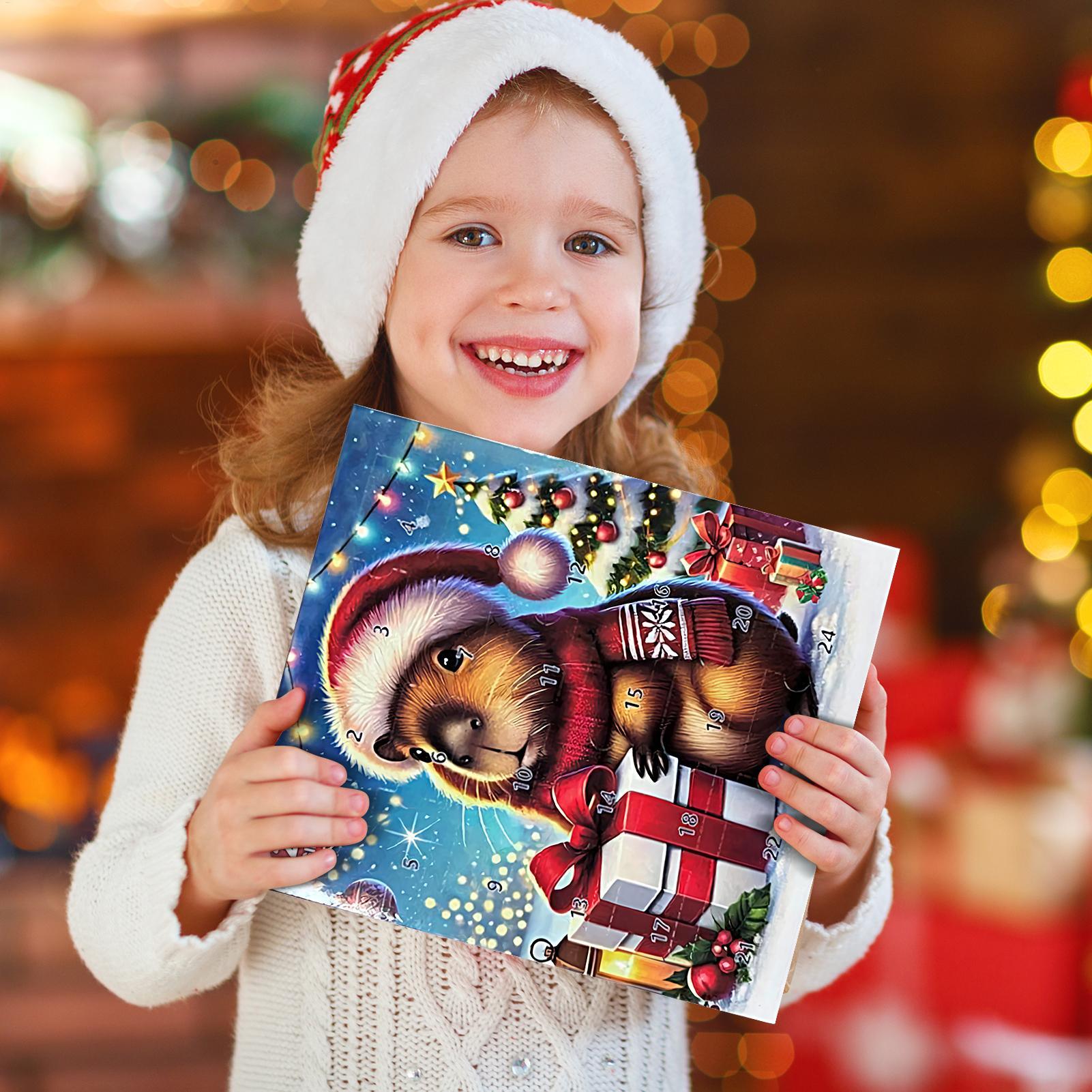 -Calendário de natal contagem  - Kids Toys Christmas 2025 avaliação e preço