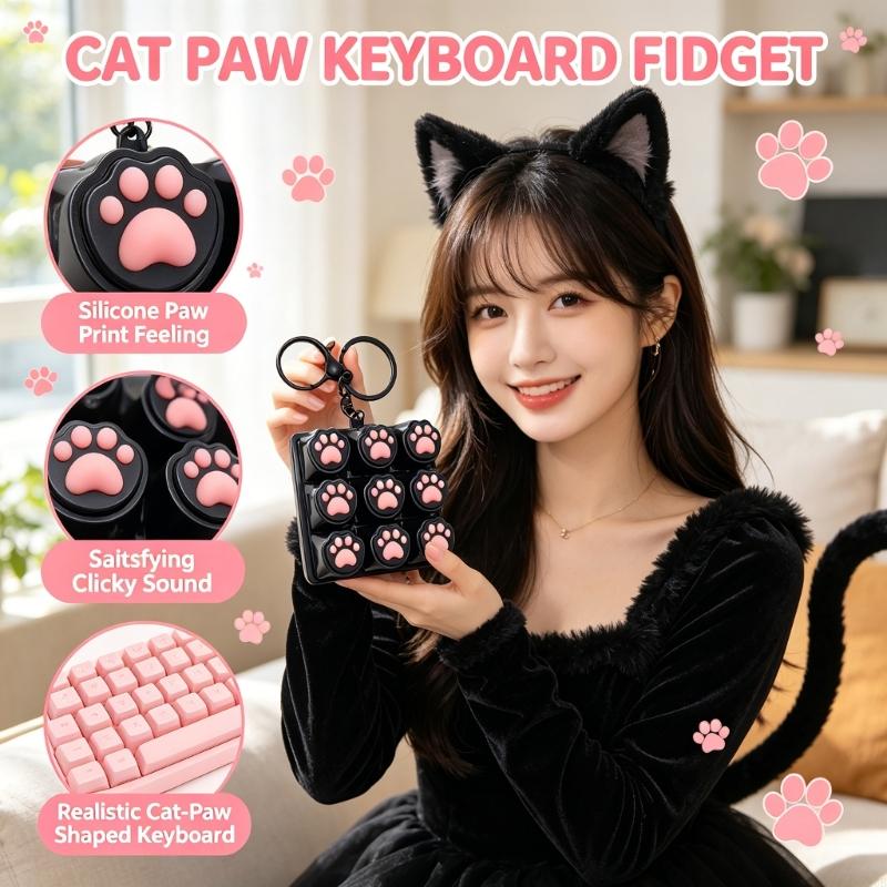 Silicone gatos patas keycap pr - Kids Toys Entertainer avaliação e preço