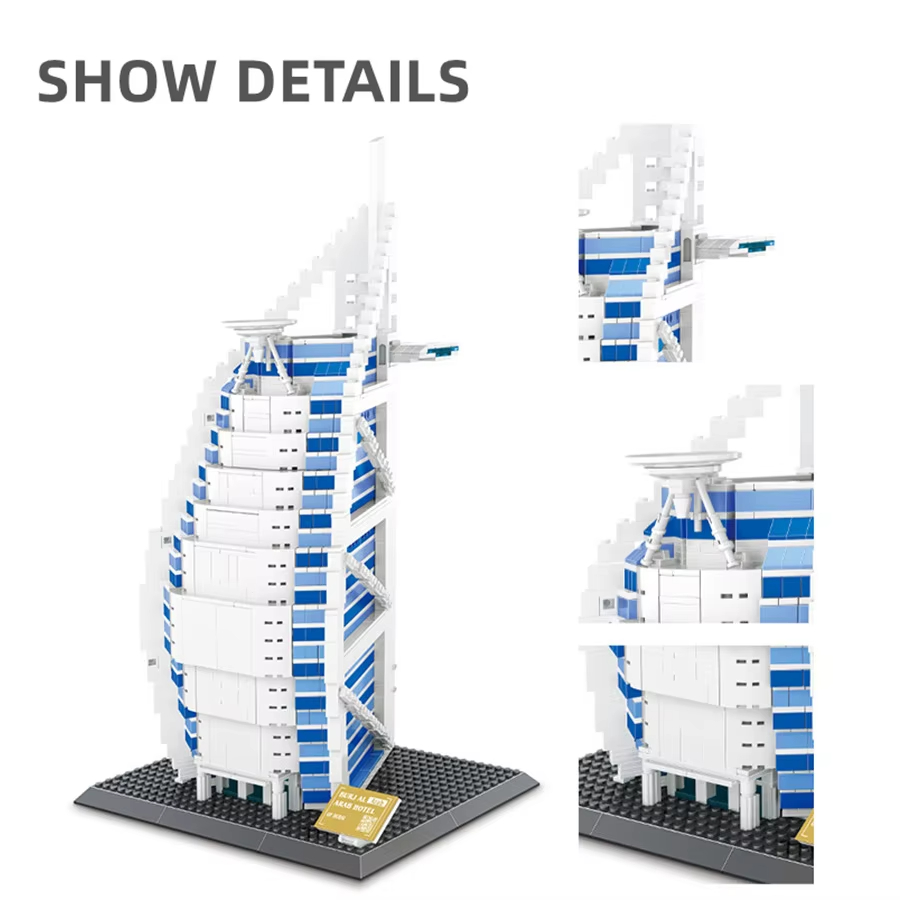 1306 peças Blocos de Montar Ar - Kids Toys Dubai avaliação e preço