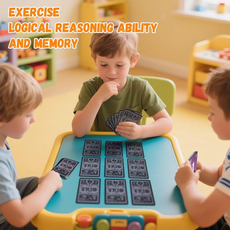TRIO Strategic Card Board Game - Kids Toys Entertainer avaliação e preço