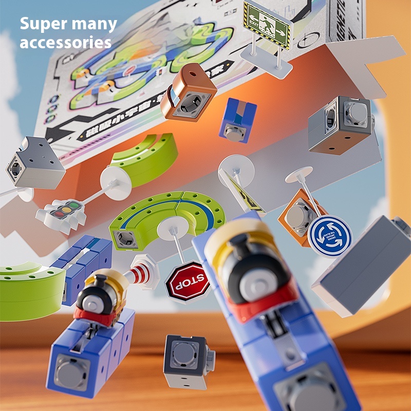 Conjunto de Carros Magnéticos  - Kids Toys Christmas 2025 avaliação e preço