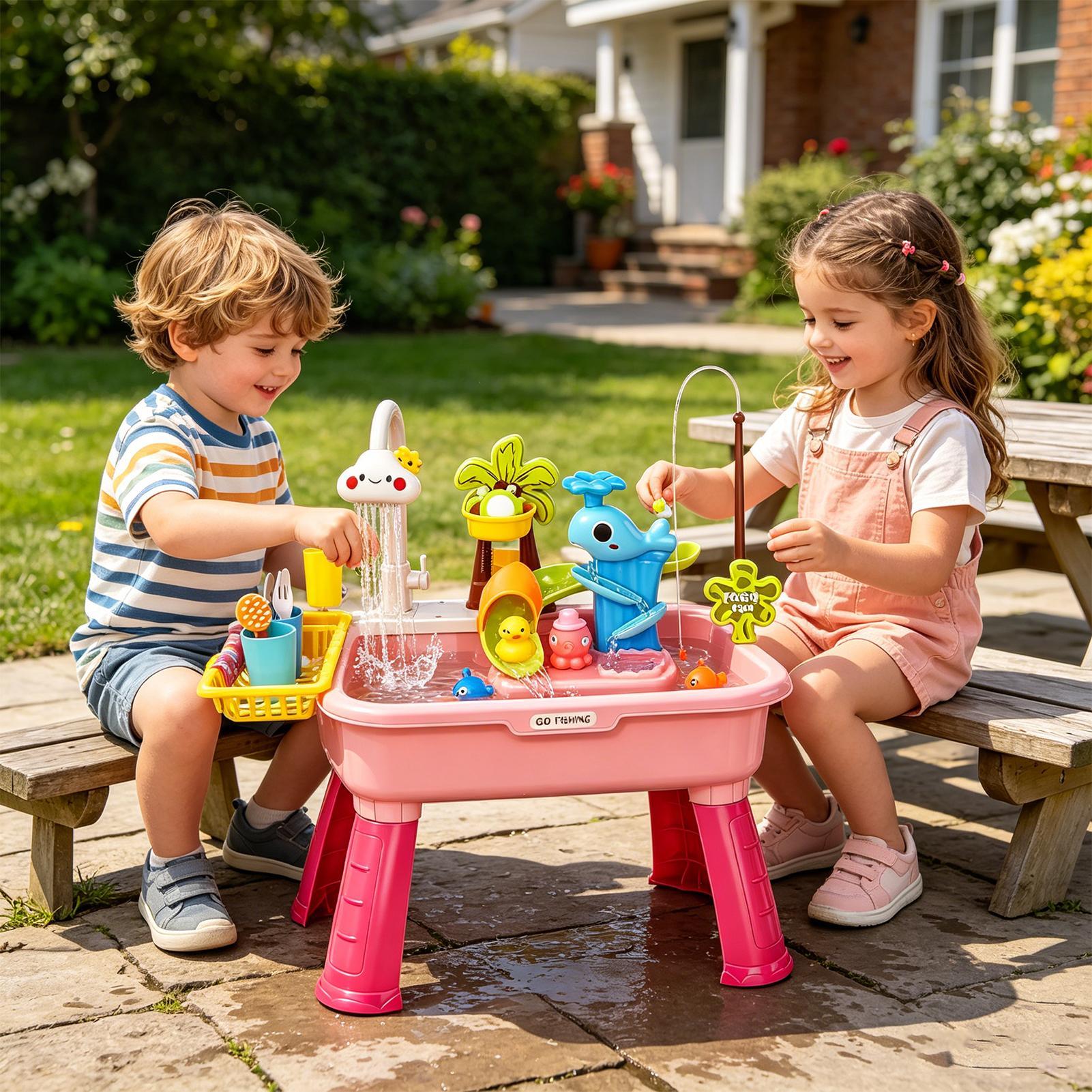 Pia Elétrica de Brincar para C - Kids Toys Kitchen avaliação e preço