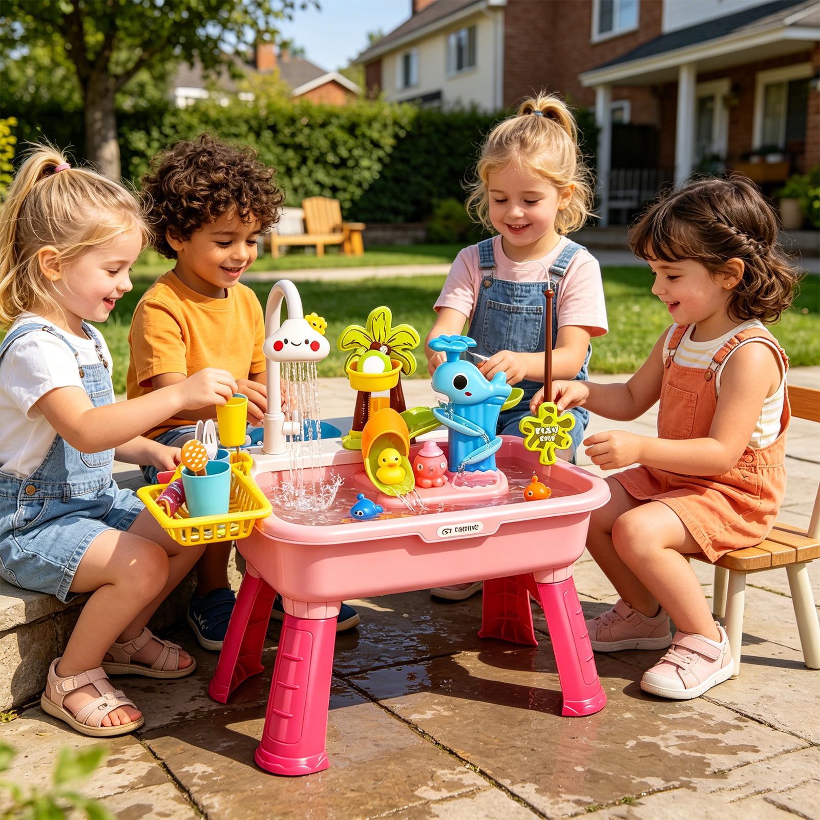 Pia Elétrica de Brincar para C - Kids Toys Kitchen avaliação e preço