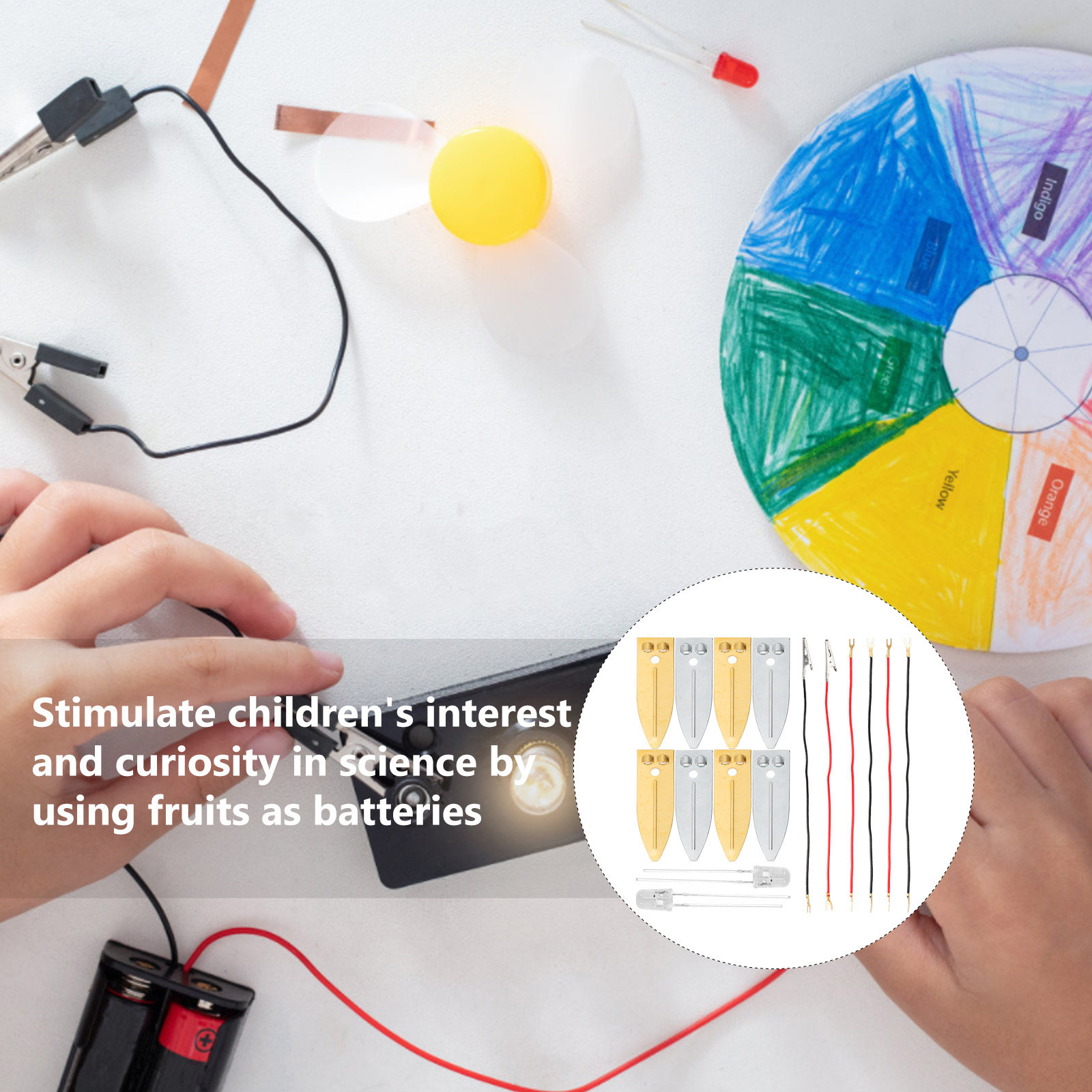 1 Kit de Ciência com Bateria d - Science Experiment Kit avaliação e preço